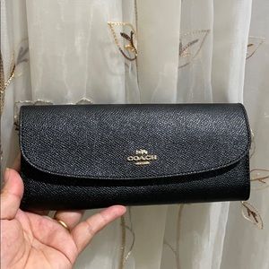 COPY - Coach slim envelope wallet in crossgrain leather